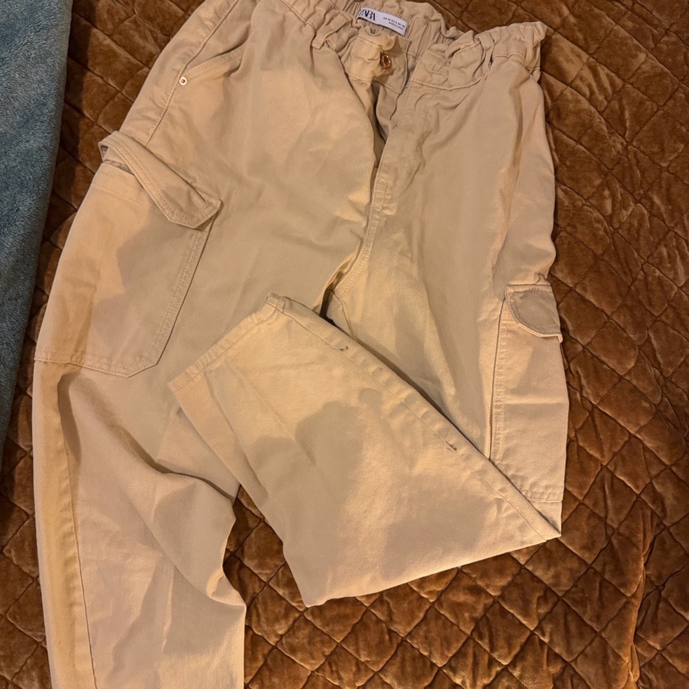 Tan Cargo Pants